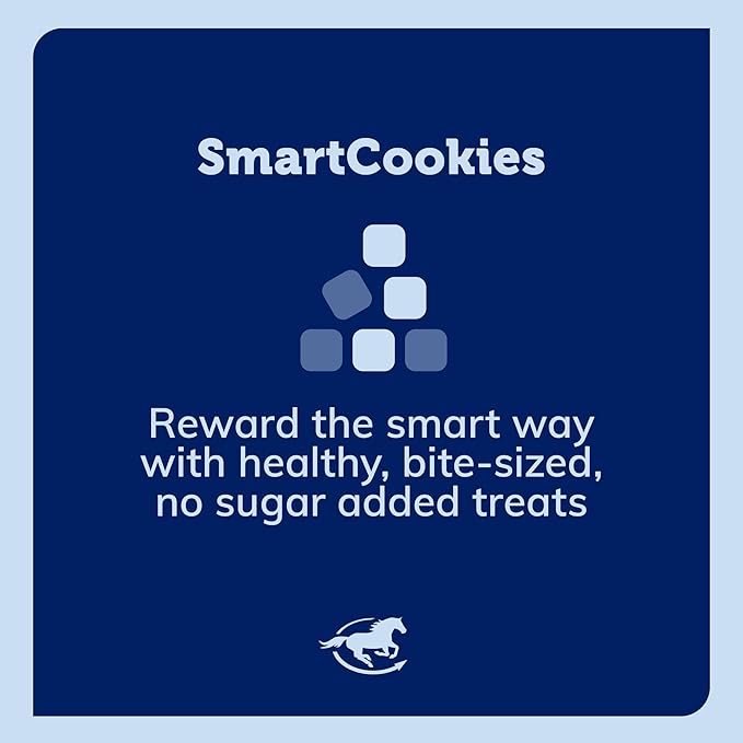 SmartEquine SmartCookies | Healthy Treats for Horses Made from Coconut Meal, Beet Pulp, Alfalfa, and Flaxseed Oil | No Sugar Added Horse Treats | Peppermint Pattie Flavor Cookies for Horses, 3 lb Bag