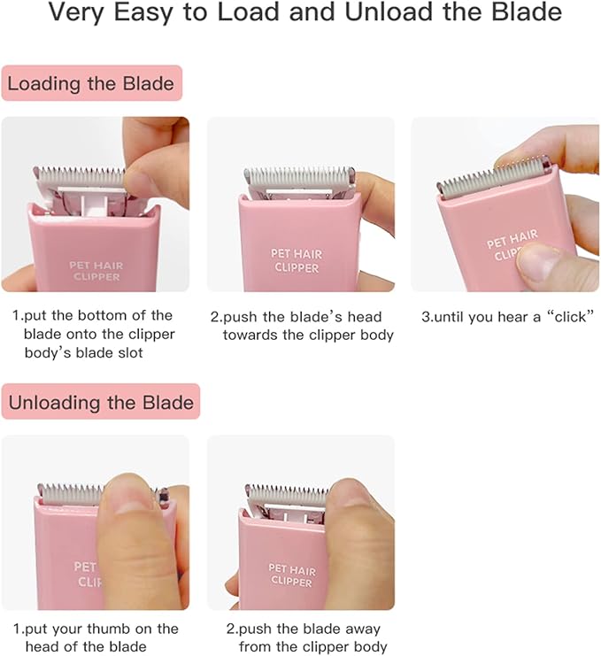 3 PCS Standard Size Replaceable Ceramic Blades Set Pet Hair Clipper,Cat Dog Common Use Clipper Blade(#AP005)