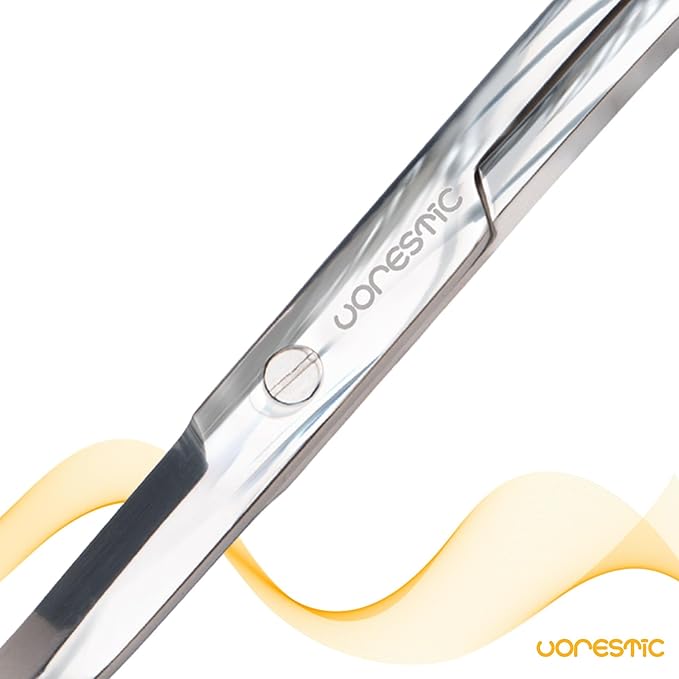 Long Aquarium Scissors for Plants 9.8 inches, Aquascaping Scissors, Aquarium Plant Trimmer, Aquascape Tools, Terrarium Tools for Plants (1 Pc Wave)