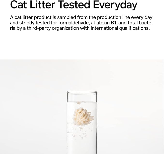 pidan Tofu Cat Litter Clumping,Flushable,Ultra Absorbent and Fast Drying, 100% Natural Ingredients Litter,Solubility in Water,Really Dust-Free,Less Scattering (5.3lb×2bags)