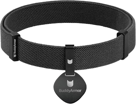 Safety Cat Collar and ID Tag Set - Elastic Quick Release Non Breakaway Personalized Anodized Aluminum Engraved Pet Name Tag, Lightweight for Kitten Small Large Cats