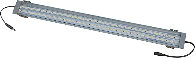 HappyBird Lightning (A Divison of M&M Cage) 24" LED linkable Light bar Without Power Source for Multiple Bird Breeder Cages, Full Spectrum LED. Will NOT Run ON ITS OWN (Single)