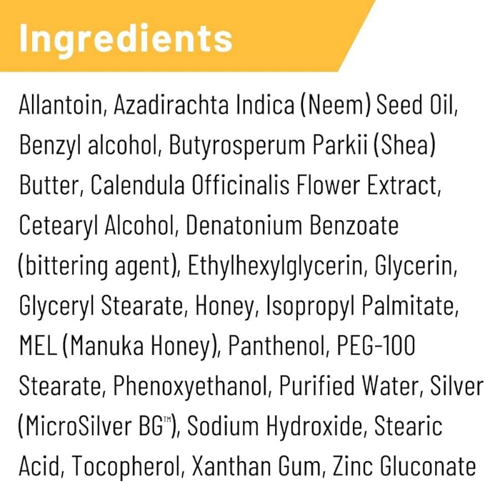 Absorbine Silver Honey Rapid Wound Repair Ointment, Manuka Honey & MicroSilver BG, Veterinarian Tested Horse & Animal Wound Care, 2oz Tube