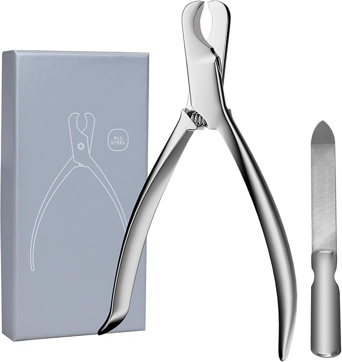 Pet Nail Clippers for Cats & Small Medium Dogs Puppies, Cat Nail Trimmer with All-Steel Material, Extra-Sharp Durable Blades, Ergonomic Handle, Professional Grooming Tool with Free Nail File