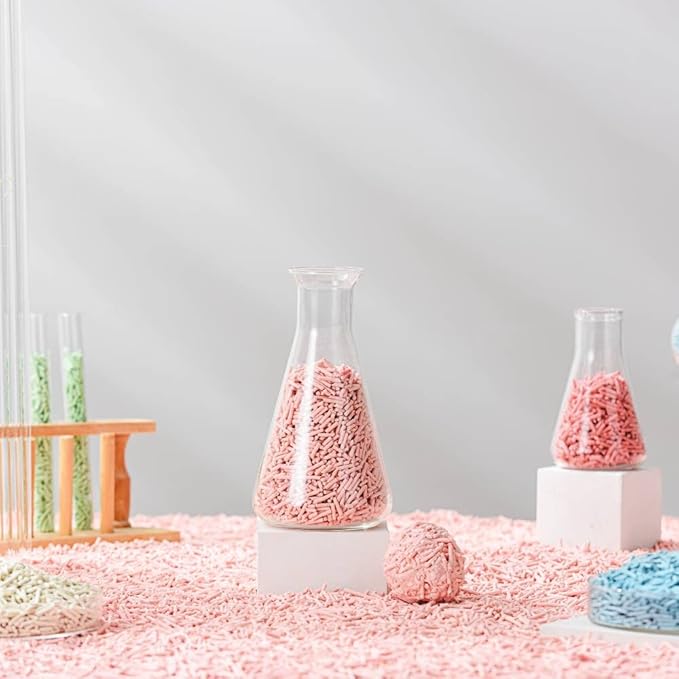 Tofu Cat Litter Natural Clumping Tofu Cat Litter 5.5lb/88oz 5 Scents (Greentea + Mixed, 2 Pack)