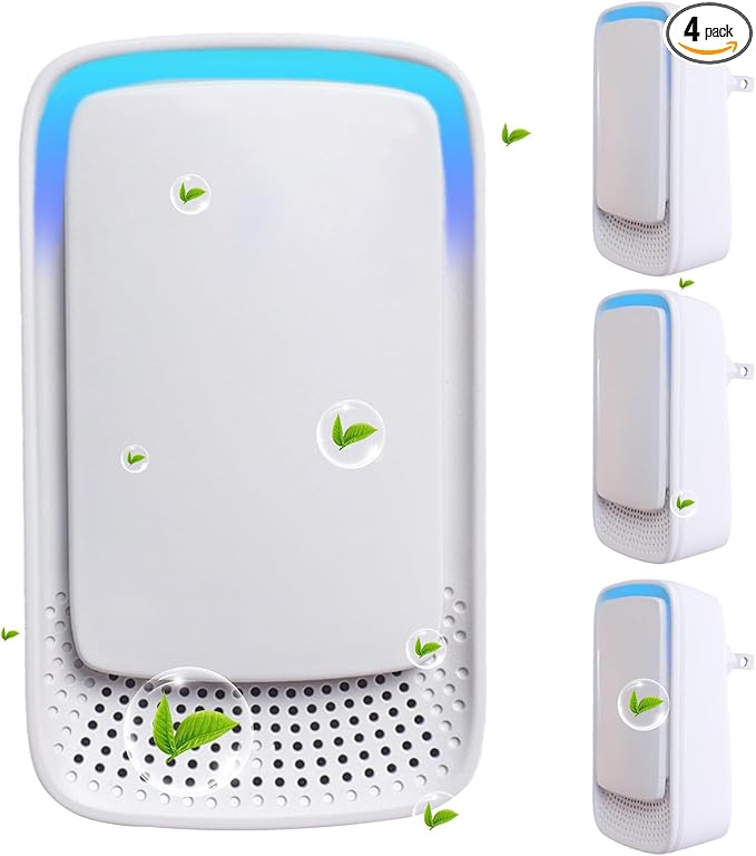 Plug In Air Ionizers for Home Quiet Operation Air Cleaner for Bathroom,Living Room,Office,Kitchen,Pet Room,Portable Negative Ion Air Purifier for Bedroom (4)