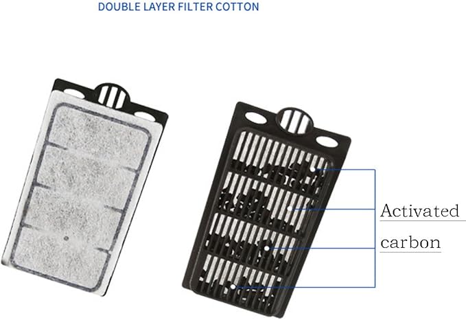 4pcs Aquarium Waterfall Reptiles Turtle Filter Cartridges Replacement Waterfall Filter only Ultra-Activated Carbon with Whisper Technology (4pcs Filter Cartridges)