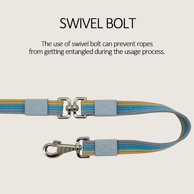 Lunge Line Polyester Cotton Lunge Line 25 Ft with EVA Stop Equine Lunge Line for Horses with Swivel Bolt Snap