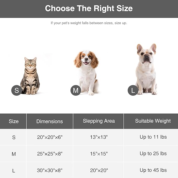 Love's cabin Round Donut Cat and Dog Cushion Bed, 25in Pet Bed for Small or Medium Dogs, Anti-Slip & Water-Resistant Bottom, Soft Durable Fabric Pet Beds, Washable Calming Cat Bed Camel Stripe