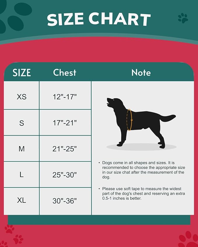 MIDOG No-Pull Dog Harness | Adjustable & Reflective Pet Harness Leash Set for Small Medium Large Dogs Walking, Training| No Choke, Front Clip, Soft Padded Vest with Easy Control Handle - Red, M
