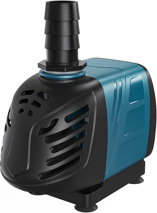 Uniclife Aquarium 400 GPH Submersible and Inline Water Pump 30W 6ft High Lift AC 120 V Quiet Adjustable Return Pump with 6 ft. Power Cord for Fish Tanks Pond Waterfalls Fountains Sumps and Gardens