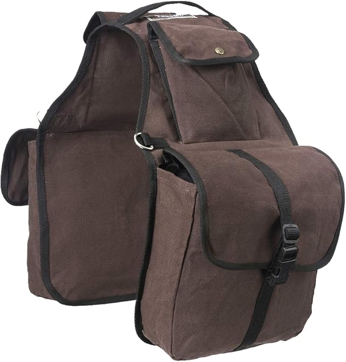 Tough 1 Canvas Saddle Bag for Horses