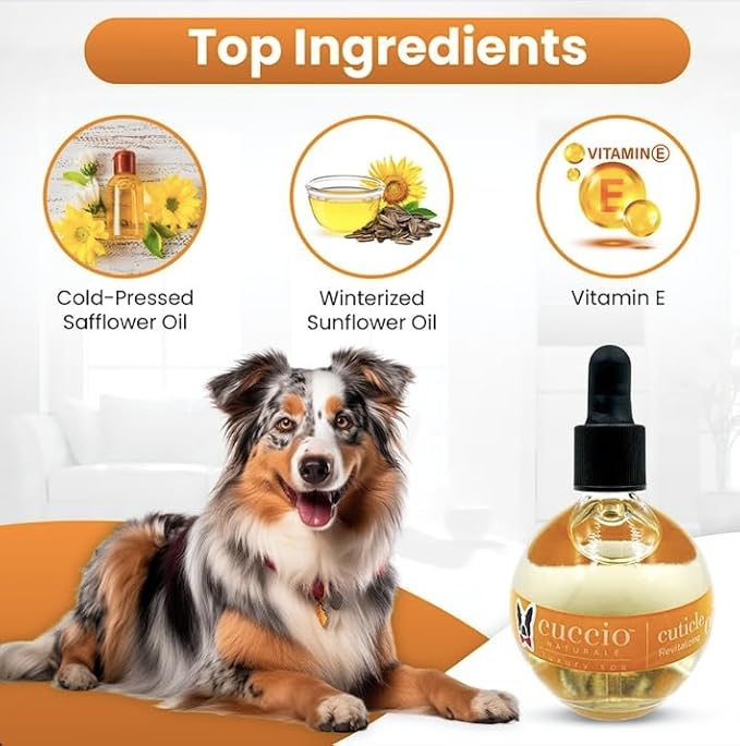 Warren London Dog Cuticle & Nail Revitalizing Oil | Moisturize, Strengthen, and Nourish | Vitamin E - Cruelty-Free, Non-Greasy Formula | Gentle Daily Care for Healthy Dog Nails & Paws
