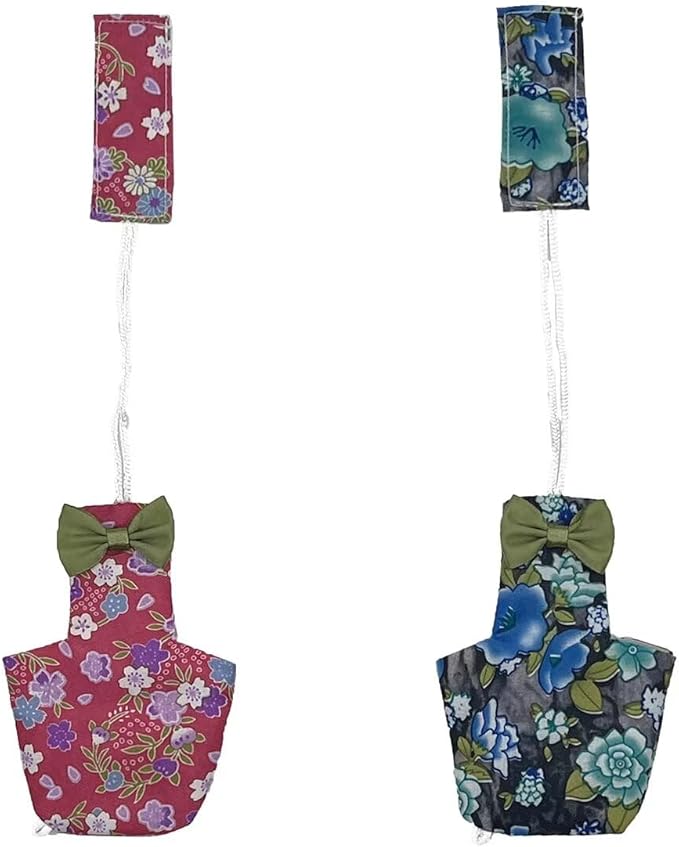 2 PCS Star Diapers for Parrots Red&Balck Fashionable Avian Accessories Parrot Clothes for Birds