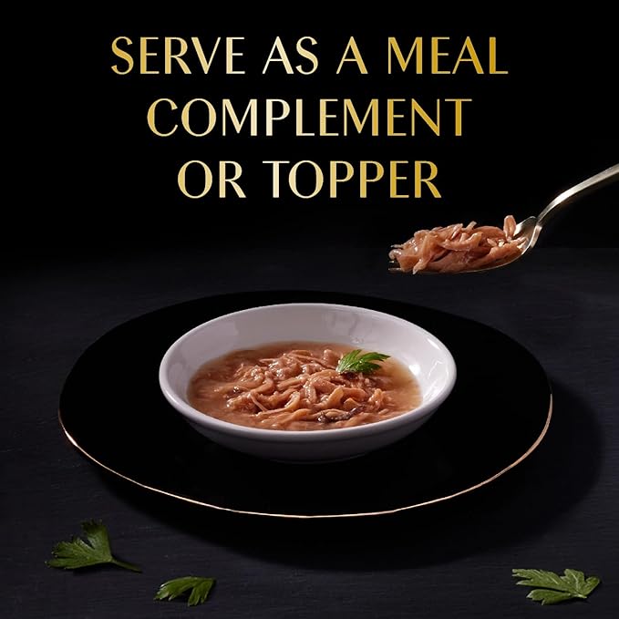 Sheba Selections Filets in Broth Adult Wet Cat Meal Complement Chicken, Tuna, or Shrimp Recipe, 1.3 oz. Cups, 24 Count