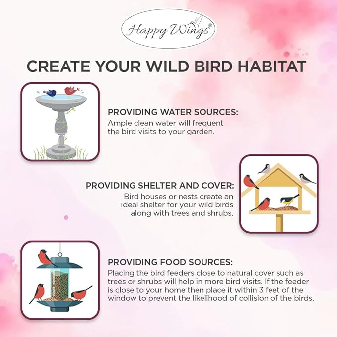 Songbird Blend Bird Food, Mix of Sunflower Seeds/Kernels, Safflower Seeds and Peanuts, 5 Pounds | No Grow Seed | Bird Seed for Wild Birds