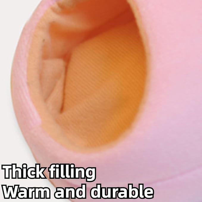 Rat Hamster House Bed Winter Warm Small Pet Squirrel Hedgehog Chinchilla Rabbit Guinea Pig Bed House Cage Nest Hamster Accessories (Pink,Small)