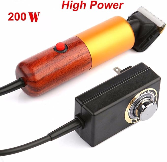 Dream Reach Pet Grooming Clippers, Low Noise Dog Clipper, Electric Cat Hair Shaver Kit, Pet Hair Trimmers for Small Medium Large Dogs Cats with 2 Comb Attachments (A-200W)