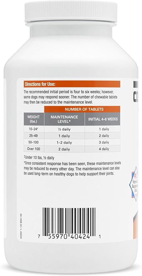 Nutramax Cosequin DS 250 Chews, 2-Pack