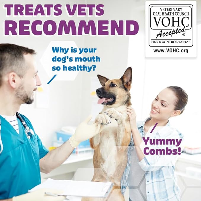 Dog Dental Treats – Vet VOHC Approved, Removes Tartar & Cleans Teeth – Yummy High Protein Chicken Treat for Extra Small Dogs (Mini Pack, 30 Count)