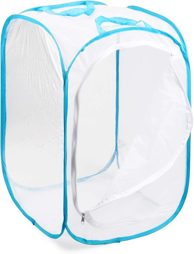 RESTCLOUD Insect and Butterfly Habitat Cage Terrarium Pop-up 24 Inches Tall