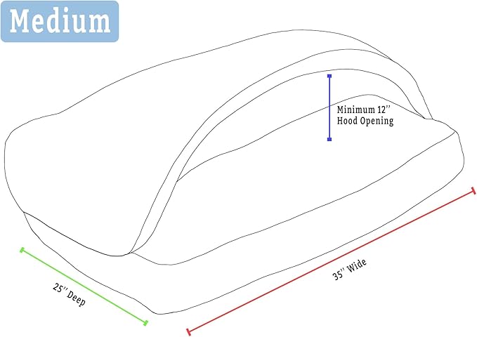 Snoozer Rectangle Cozy Cave Dog Bed - Indoor Dog Bed with Cover Cave, Covered Calming Burrow for Small & Medium Sized Pets with Blanket Attached, Enclosed, Washable - Medium, Olive