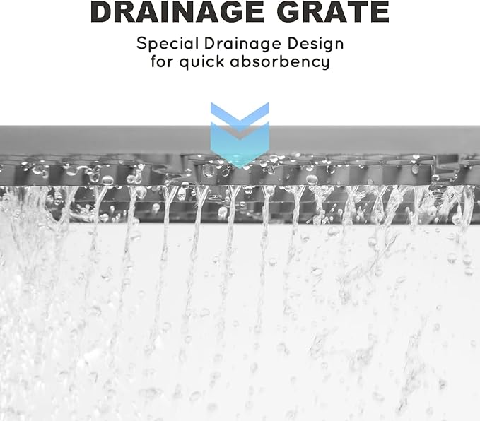 HQ4us Dog Pee Pad Holder Tray with Grate 34”×23”, Large Dog Litter Box Toilet, Puppy Pee Pad Holder, Less Mess, Dog Potty Indoor Outdoor for Balcony