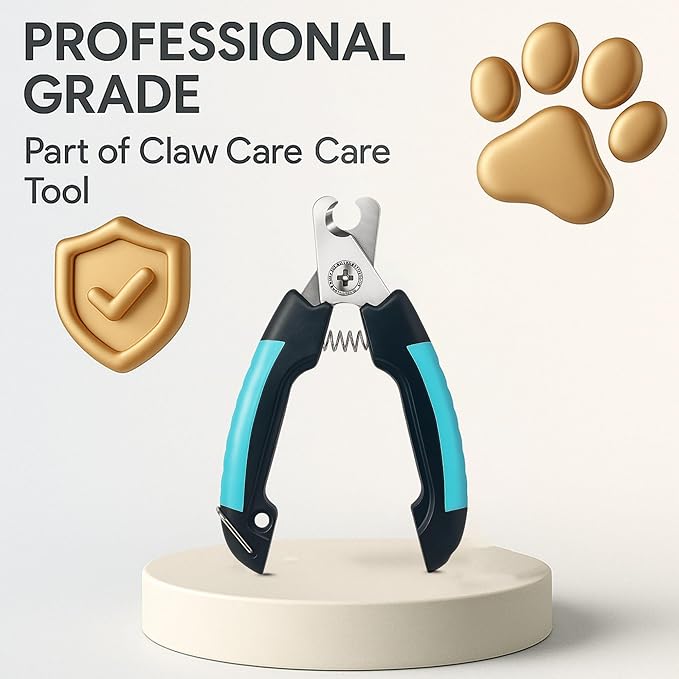 Professional Dog Nail Clippers for Medium & Large Dogs, Cats – Safety Guard, Stress-Free Trimming