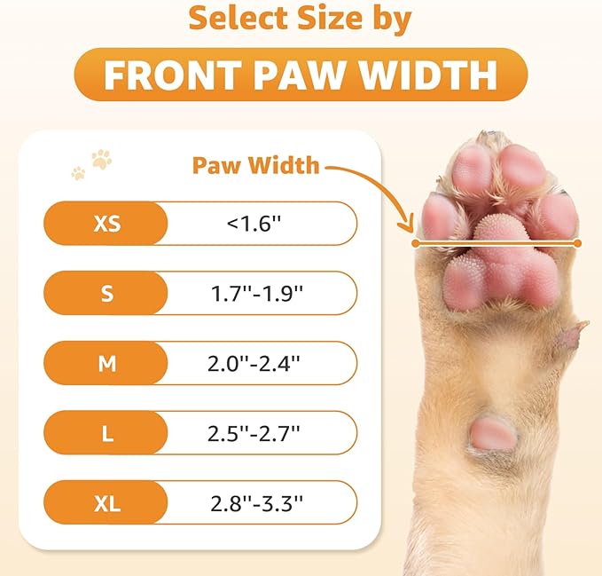 Double Sides Non-Slip Dog Socks to Prevent Licking Paws - Strong Traction for Hardwood Floors, Senior Dogs, Paw Protector, Dog Socks with Grippers - X-Large