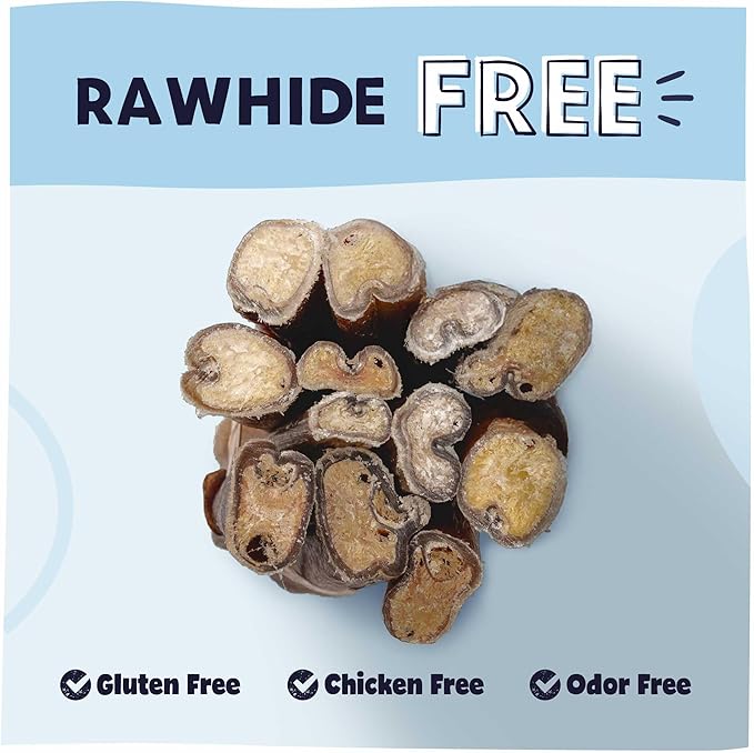 Pawstruck All-Natural 9" Bully Sticks for Dogs - Long Lasting, Rawhide-Free, Low Odor & Grain-Free Dental Chew Treat - Healthy Single Ingredient, 100% Real Beef - 1 lb Bag