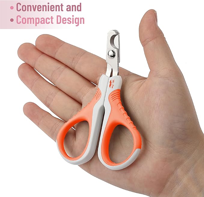 Mr. Pen Cat Nail Trimmer - Orange, Kitten & Small Dog Nail Clipper, Cat Claw Trimmer