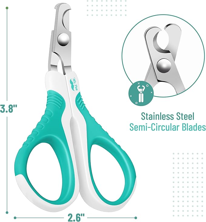 Mr. Pen- Cat Nail Clipper, Sky Blue Cat Nail Trimmer, Cat Nail Clippers, Cat Claw Clippers, Cat Clippers for Nails, Pet Nail Clippers, Kitten Nail Clipper, Small Dog Nail Clipper Cat Claw Trimmer