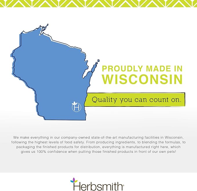 Herbsmith Organic Slippery Elm - Digestive Aid for Dogs and Cats - Constipation and Diarrhea Relief for Dogs and Cats - Megaesophagus Dog Aid - 150g