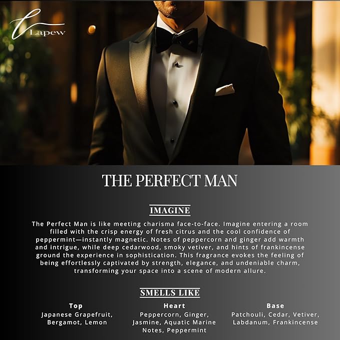 The Perfect Man Carpet Freshener Powder: Powerful Odor Eliminator for Home, Upholstery Deodorizer, Carpet Deodorizer, Pet Urine, Cat Litter Box - The Perfect Man Fragrance.