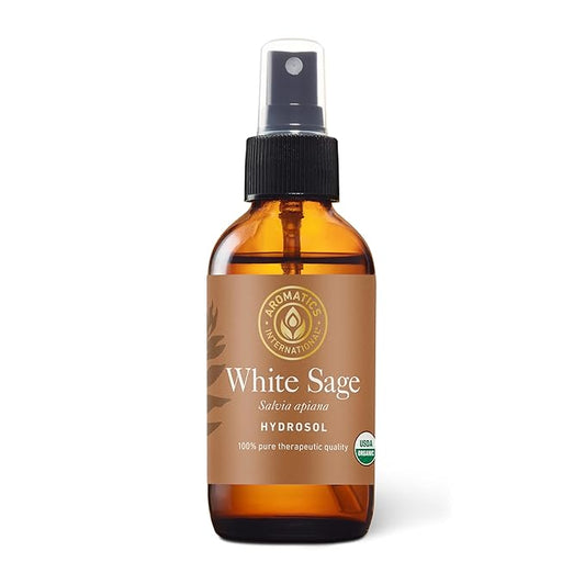 Aromatics International White Sage Hydrosol 100ml | Purifying Aromatic Spray for Spaces & Rituals