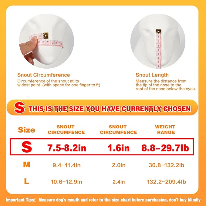 Dog Muzzle, Soft Mesh Muzzle for Small Dog Mouth Guard, Breathable Adjustable Puppy Muzzles to Prevent Biting, No Bark Muzzle for Dogs Allow Panting Drinking (Black, S)