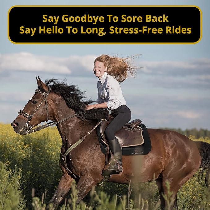 Kavallerie All-Purpose Saddle Pad with Quilted Anti-Slip Padding and Breathable Mesh Fabric for Maximum Airflow and Comfort, Works for English