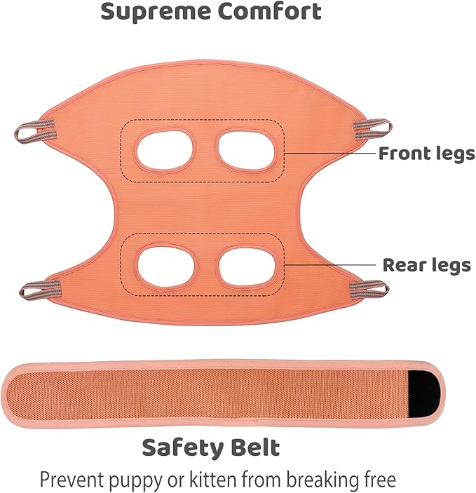 Guzekier Dog Grooming Hammock Harness for Dogs, Dog Nail Clipper