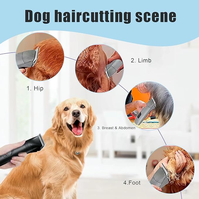 3PCS 10 Blades Dog Grooming Blades Compatible with Andis,Oster A5,Wahl km10 Dog Clippers,Size-#10, 1/16-Inch Cut Length (3pcs #10 (1.5mm))