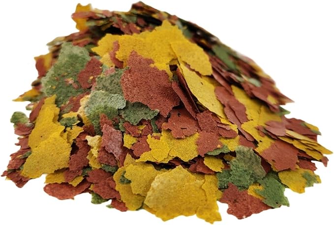 Aquatic Foods Inc. Tropical Fish Flakes, Mix of Krill, Color Enhancing, Spirulina Flakes for Cichlids, Angels, Tetras, Guppies, All Tropical Fish...WL…5-lbs Poly Bag