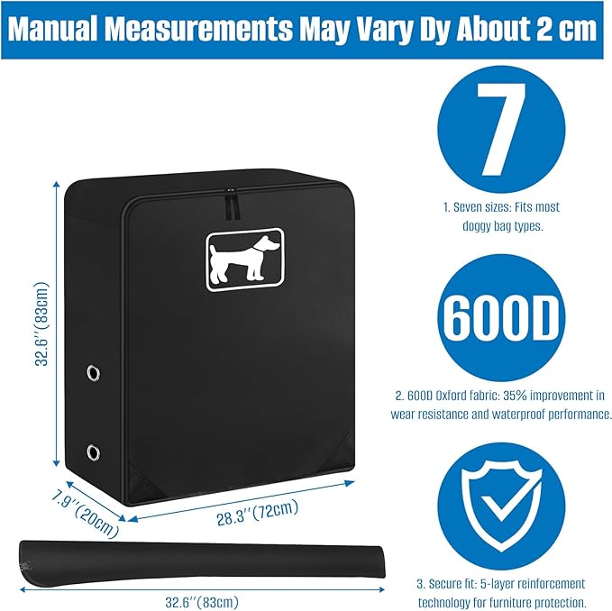 SIRUITON 2Pack Dog Playpen Storage Bag, Fits 32" H 8 Panels and 9 Stakes，Suitable for Foldable Exercise Pet Playpen, Dog Fence Travel Bag, with Reinforcing Plate & Shoulder