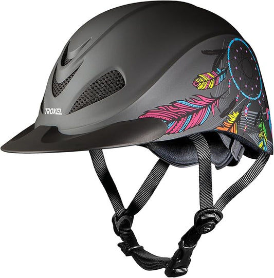Troxel Rebel Turquoise Rose Helmet