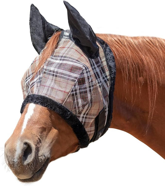 Kensington Signature Fly Mask w/Plush Fleece & Ears w/Forelock Hole Size