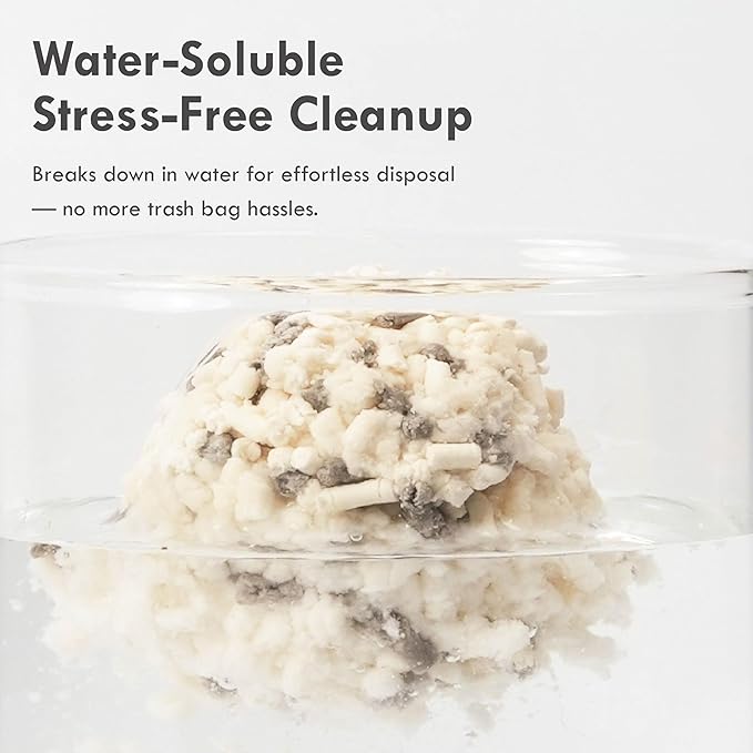 Lady N Pellet Tofu Cat Litter Boba Tea Scent, Strong Clumping, Ultra Absorbent, Dust-Free, Low Tracking, Water-Soluble, Natural Ingredients, Enviro-Probiotic Odor Control 9lb