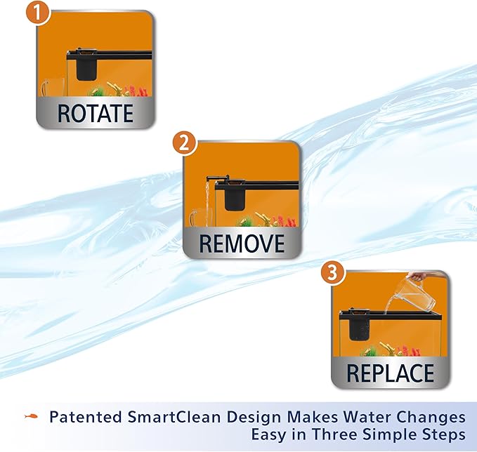 Aqueon QuietFlow Internal Filter with SmartClean Technology, Medium