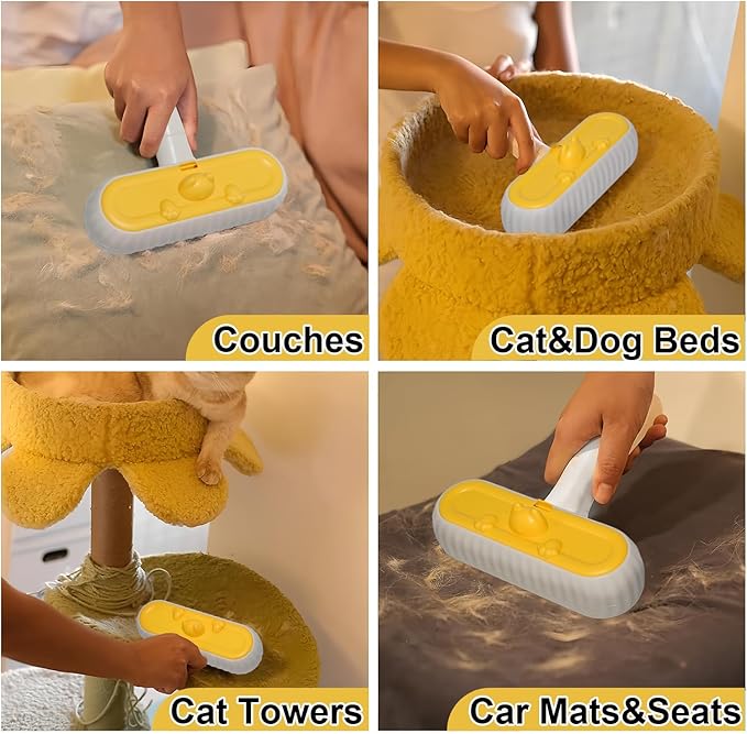 Pet Hair Removal Tool - Reusable for Pet, Portable Dog and Cat Hair Remover
