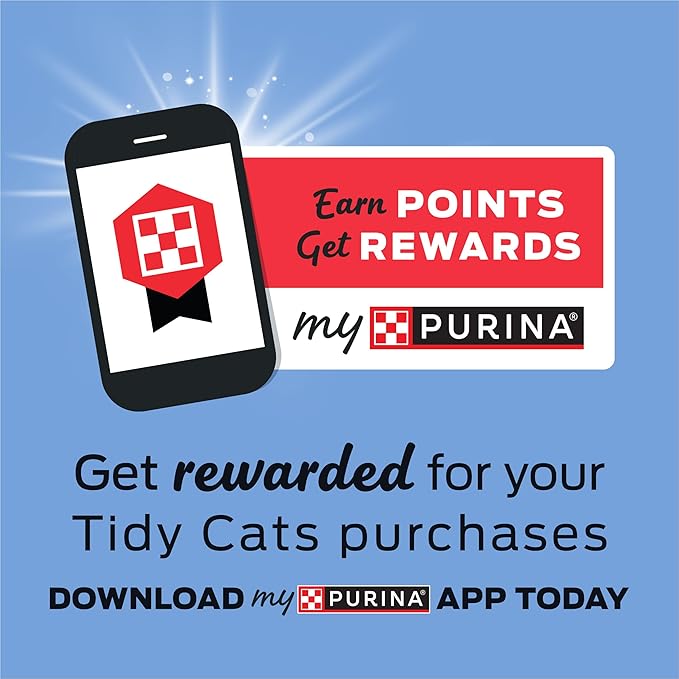 Purina Tidy Cats LightWeight With Glade Clear Springs Multi-Cat, Clumping, Low Dust, Scented Cat litter - 17 lb. Box