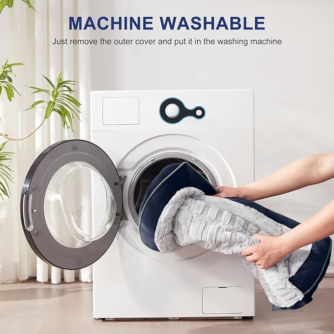 FURTIME Orthopedic Dog Bed for Extra Large Dogs - XL Plus Washable Dog Sofa Beds, Supportive Foam Pet Couch Bed with Removable Washable Cover, Waterproof Lining and Nonskid Bottom, Navy Blue