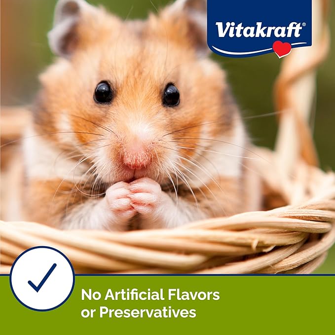 Vitakraft Drops Mini Banana and Cherry Flavor Dwarf Hamster Rat and Mouse Treat 2.5 oz