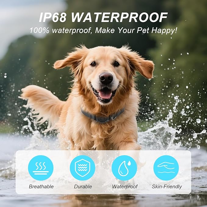 Waterproof Airtag Dog Collar - Nylon Collar with Durable Airtag Holder, Reflective&Anti-Lost with Safety Metal Buckle, Soft Padded Adjustable for Small Medium Large Dogs Black L